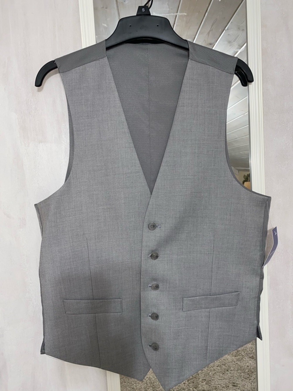Apt. 9 Light Grey Men's Dress Vest. NWT!
